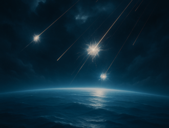 Atoms Cosmic rays on ocean planet